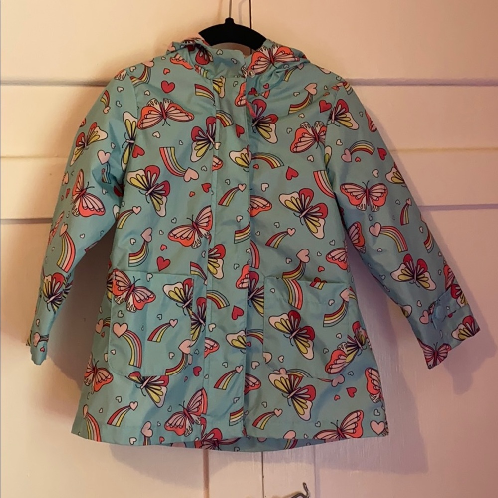 Carters 3t raincoat butterfly print